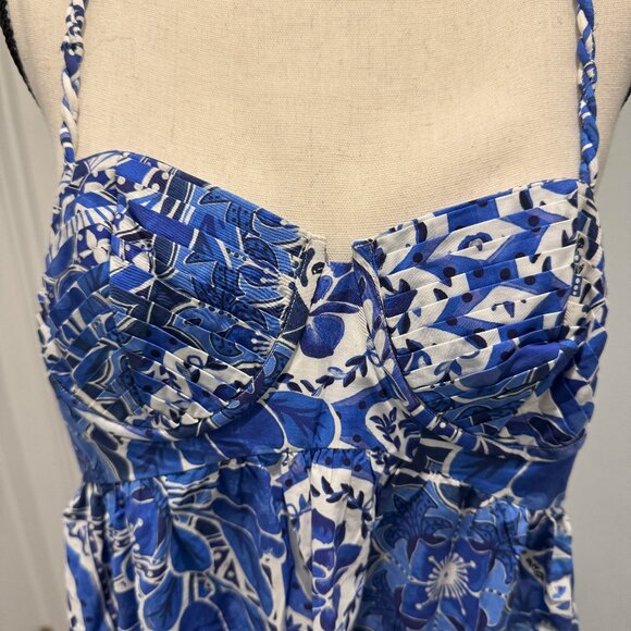 Farm Rio Blue Tile Maxi - Picture 2 of 7